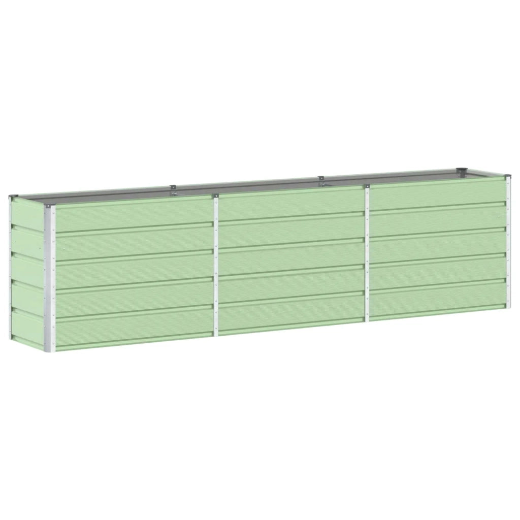 Fioriera | Cassetta per fiori | Vaso Verde Pastello 290 x 90 x 77 cm Acciaio zincato