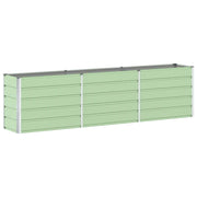 Fioriera | Cassetta per fiori | Vaso Verde Pastello 290 x 90 x 77 cm Acciaio zincato