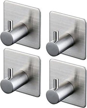 Oreficerie da Parete Autoadesive - Oreficerie Autoadesive da Parete - Appoggio per Quadri - Acciaio Inox