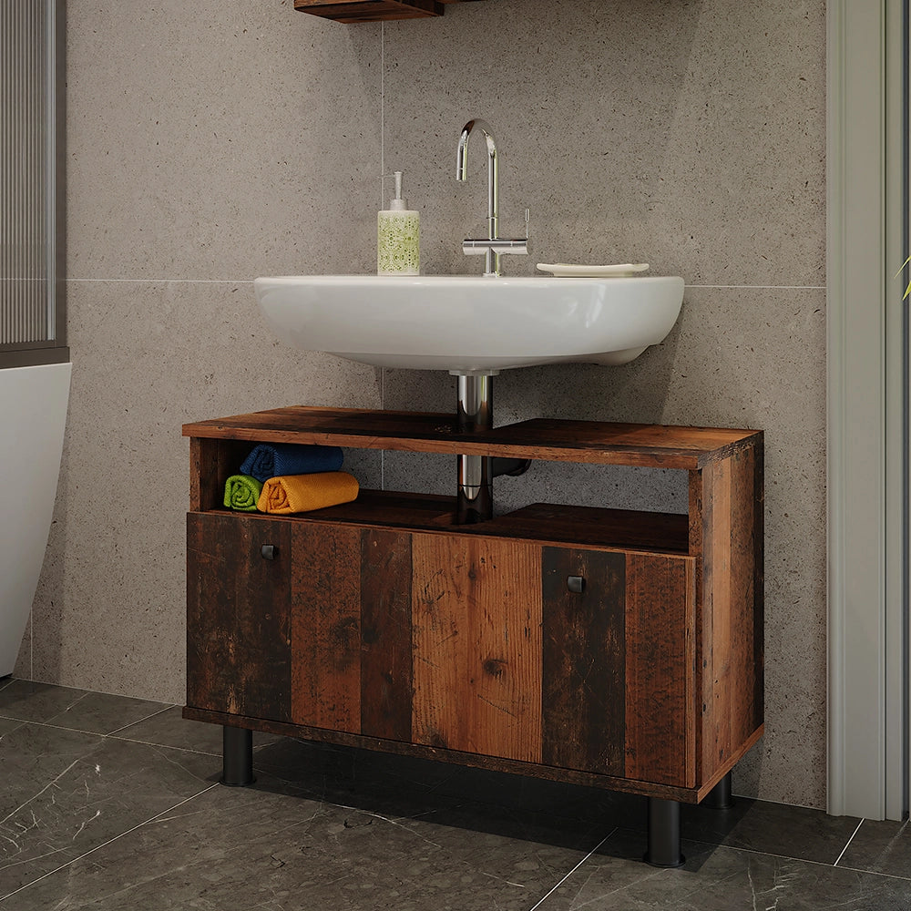 Vicco Mobile sottolavabo per bagno Oldstyle 80.2 x 54 cm con cassetto