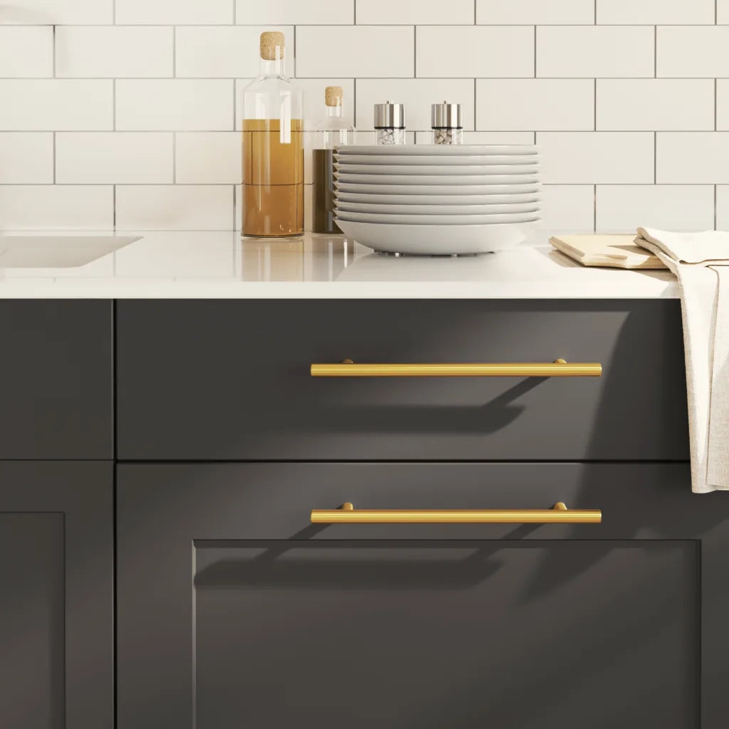 Maniglie per Mobili 20 pz Oro 192 mm in Acciaio Inox 3203599