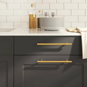 Maniglie per Mobili 20 pz Oro 192 mm in Acciaio Inox 3203599