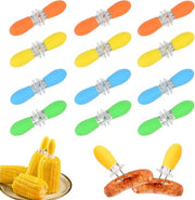 Set di 24 manici di maiale riciclabili con denti in acciaio inossidabile per BBQ e cucina