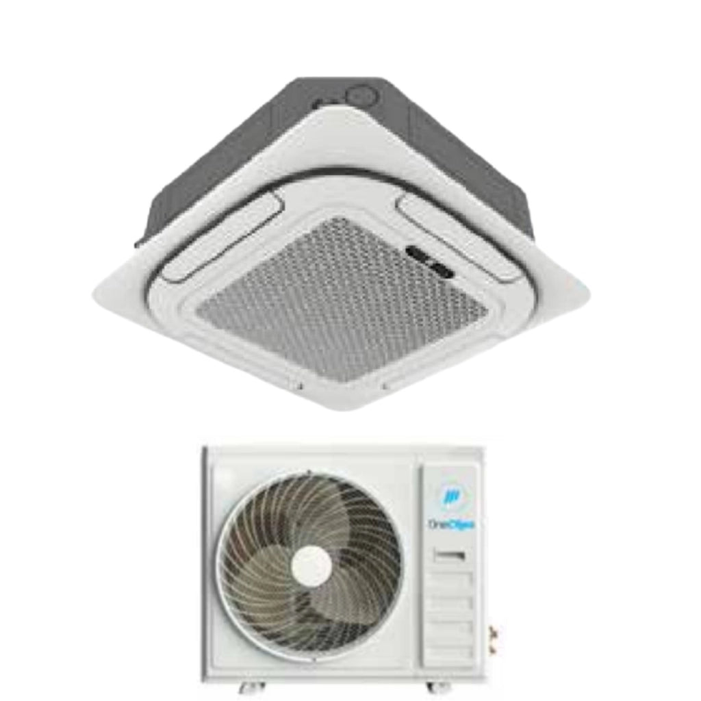 Climatizzatore Condizionatore OneClima Inverter Cassetta 4 Vie 60000 Btu AIR-55 CST-T R-32 Trifase Wi-Fi Optional Griglia Inclusa e Telecomando di Serie