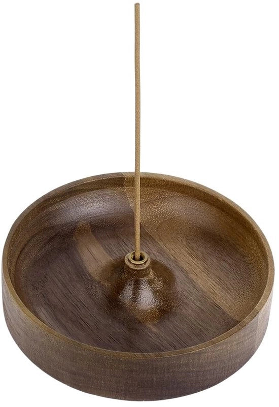 Brander di Aromi in Noce - Contenitore di Aromi - Terapia dell'Aromaterapia - Meditazione - Compacto - Legno Sostenibile