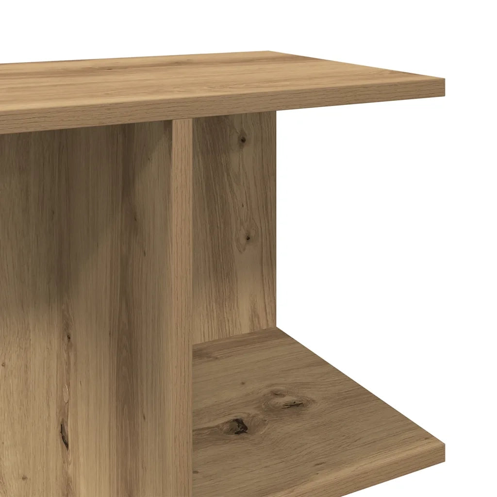 Comodini 2 pz Rovere Artigianale 46,5x29x61cm Legno Multistrato 858667