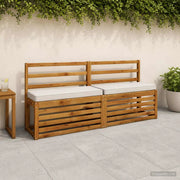 Cuscini per Panchina a 2 Pezzi VUGHT 2 pcs 100% Poliestere 950363
