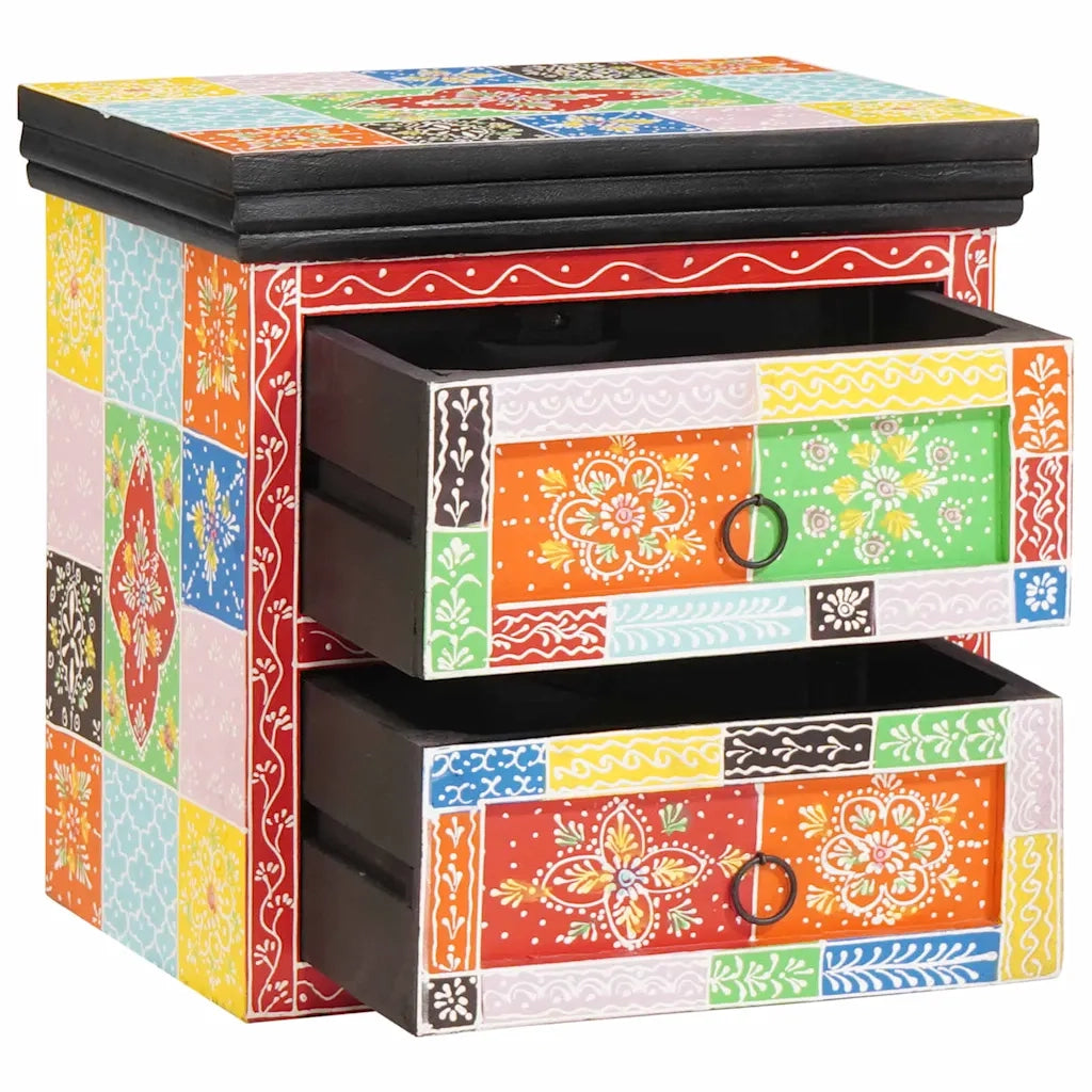 Set di 2 Comodini | Armadio da Notte | Mobiletto da notte con cassetto Multicolore 40 x 30 x 40 cm