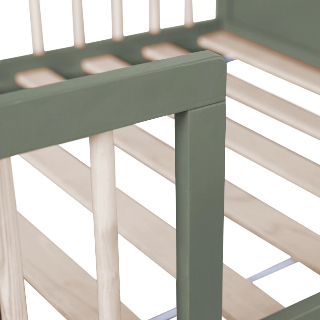 Letto per bambini 190x90cm verde salvia ADAM