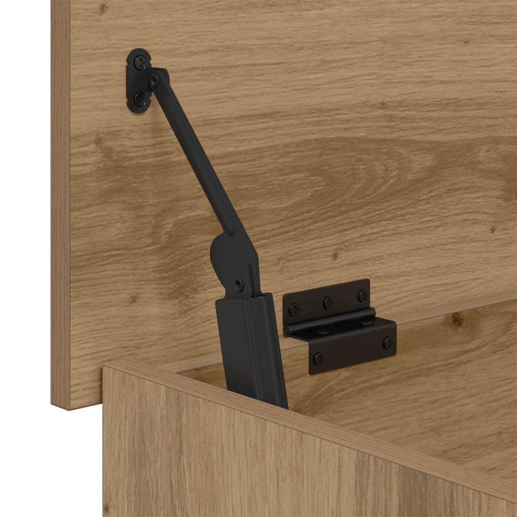 Cassa di stoccaggio Rovere Artigianale 60 x 40 x 50 cm 8011258
