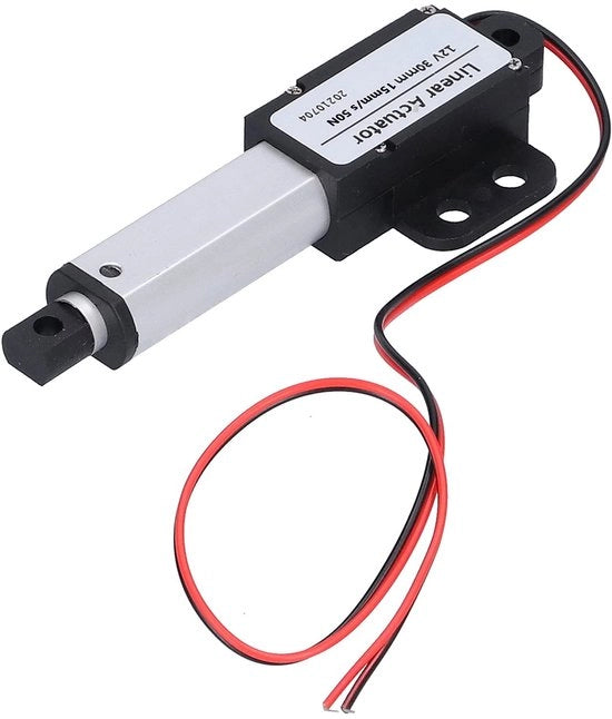 Attuatore lineare mini - Meccanismo di movimento elettrico - Protezione contro cortocircuito - 30mm - 12V DC - Robotica - Automazione - Movimento