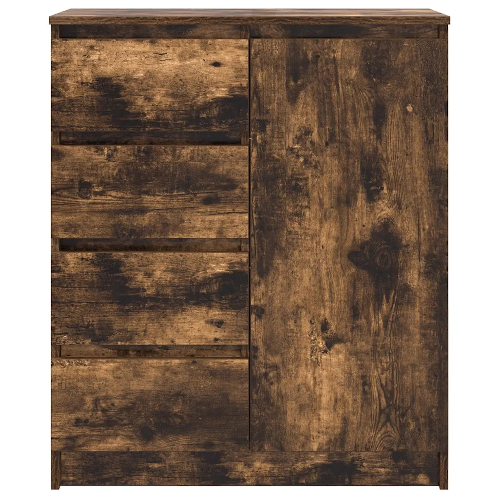 Credenza con Cassetti Rovere Fumo 71x35x84 cm in Truciolato 861584
