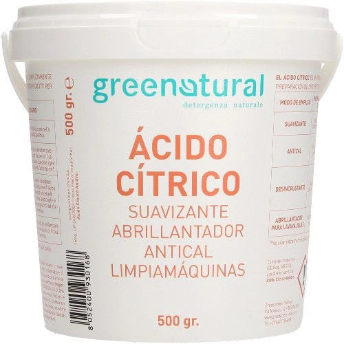 Acido citrico 500 gr bio greenatural