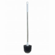Trade Shop - Scopino Wc Spazzolone Bagno Manico Acciaio Plastica Lungo 60cm Setole Nere 87615 -