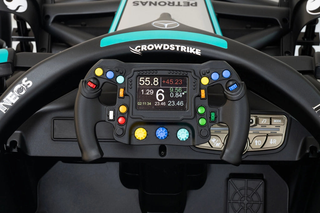 Macchina Elettrica per Bambini Licenza Mercedes F1 12V con Telecomando Nero