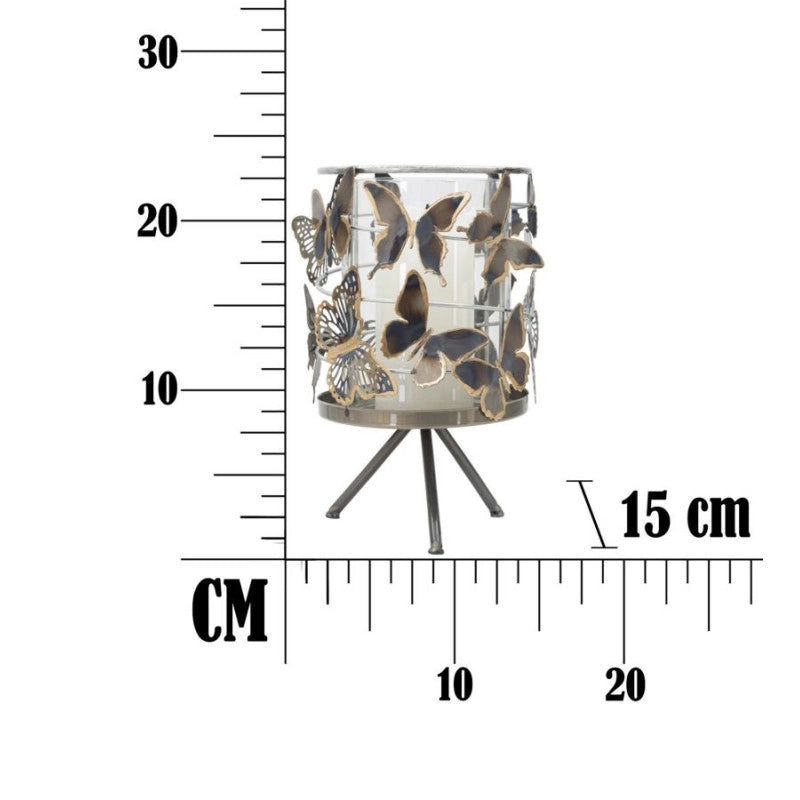Porta Cand Farfalle cm 15x23,3