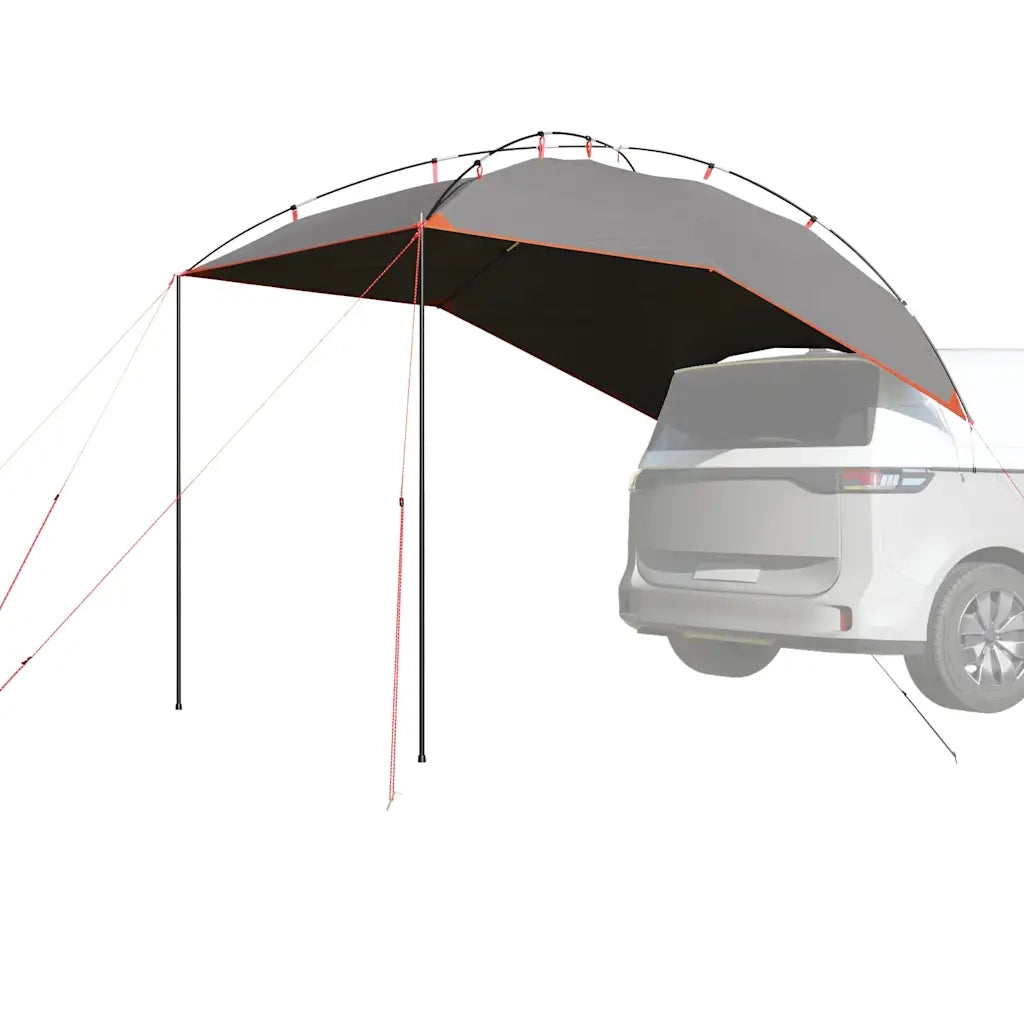Tenda da campeggio | Tenda da campo per Auto Grigio e Arancione Impermeabile