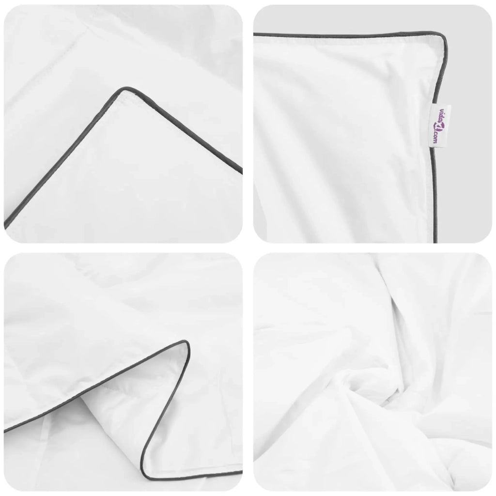 Duvet Invernale con cuscino 3 pcs Bianco Piuma d'anatra 3376928