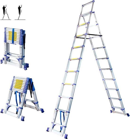 Trappola a Scalesa Telescopica - Extendact11 con Altezza Regolabile