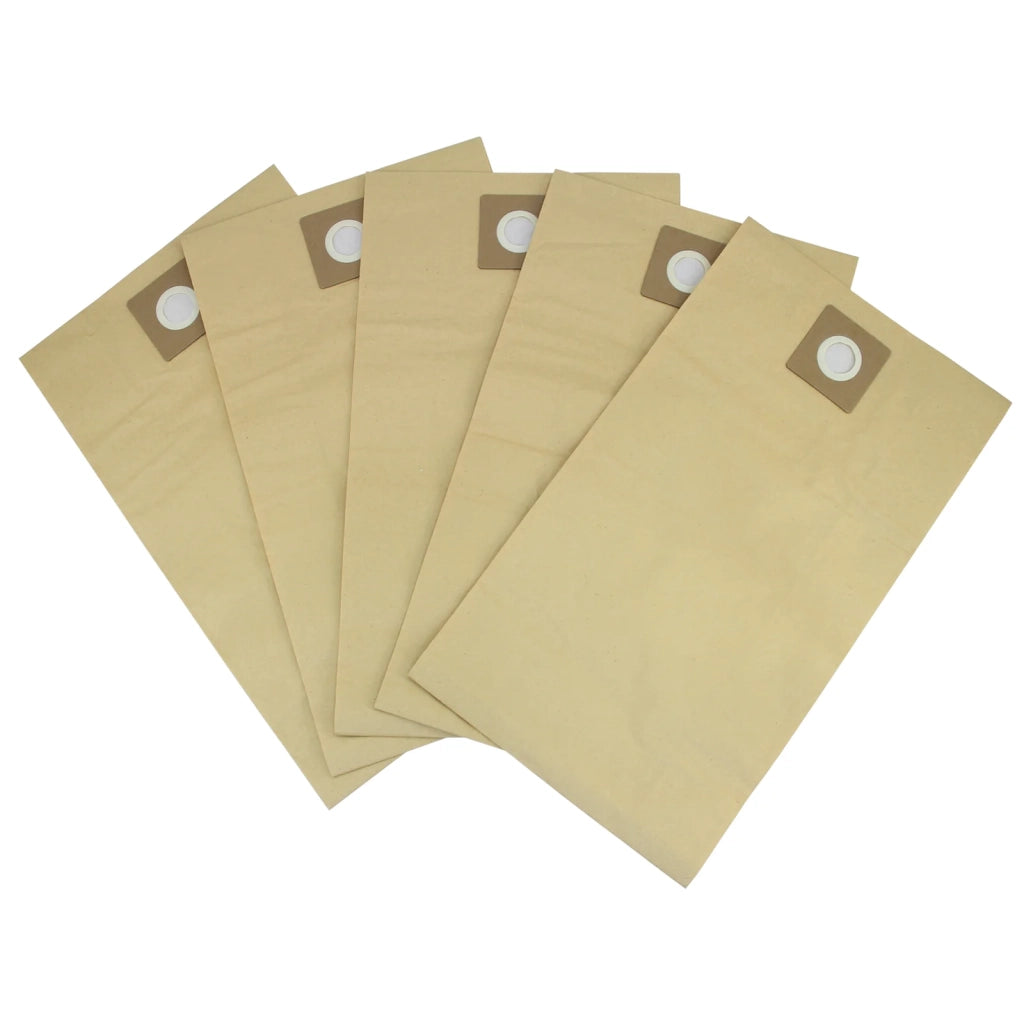 5 Sacchetti di Carta 80 litri a Doppia Parete per Aspirapolvere MAXBLAST