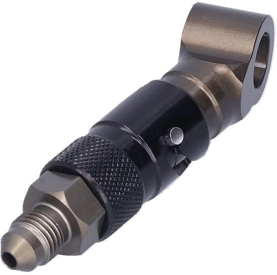 Fitting di Raccordo AN3 - Lega di Alluminio - Connessione Rapida - Slang di Raccordo/Olio/Carburante - Elevate Prestazioni - Minima Diametro Esterno - Slang di Accensione