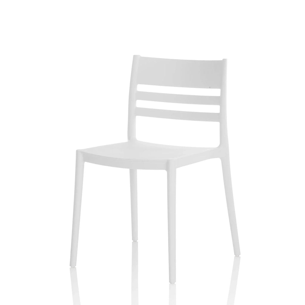 Set 4 Sedie da interno/esterno SHYLA bianco