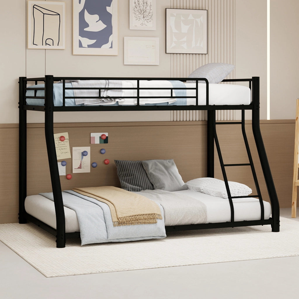 LETTO a castello 90x190/140x190 cm Ferro Nero