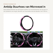 Guida di guida antiscivolo - Resistente al calore - Foderato con microfibra - Diametro 37-38 cm - Flessibile - Ideale come regalo - Guida di guida