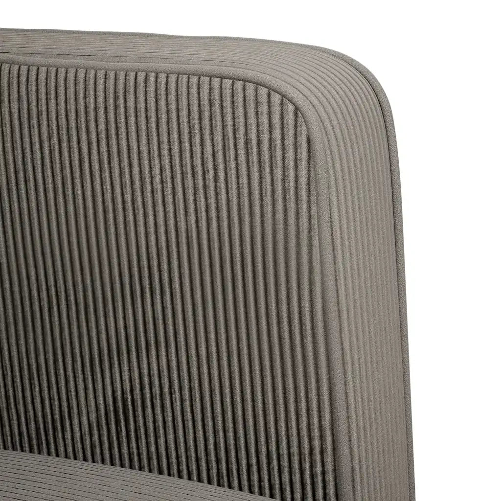 Divano | Divano da soggiorno | Sofa Divanetto Grigio Chiaro 109cm Tessuto di Velluto a Coste
