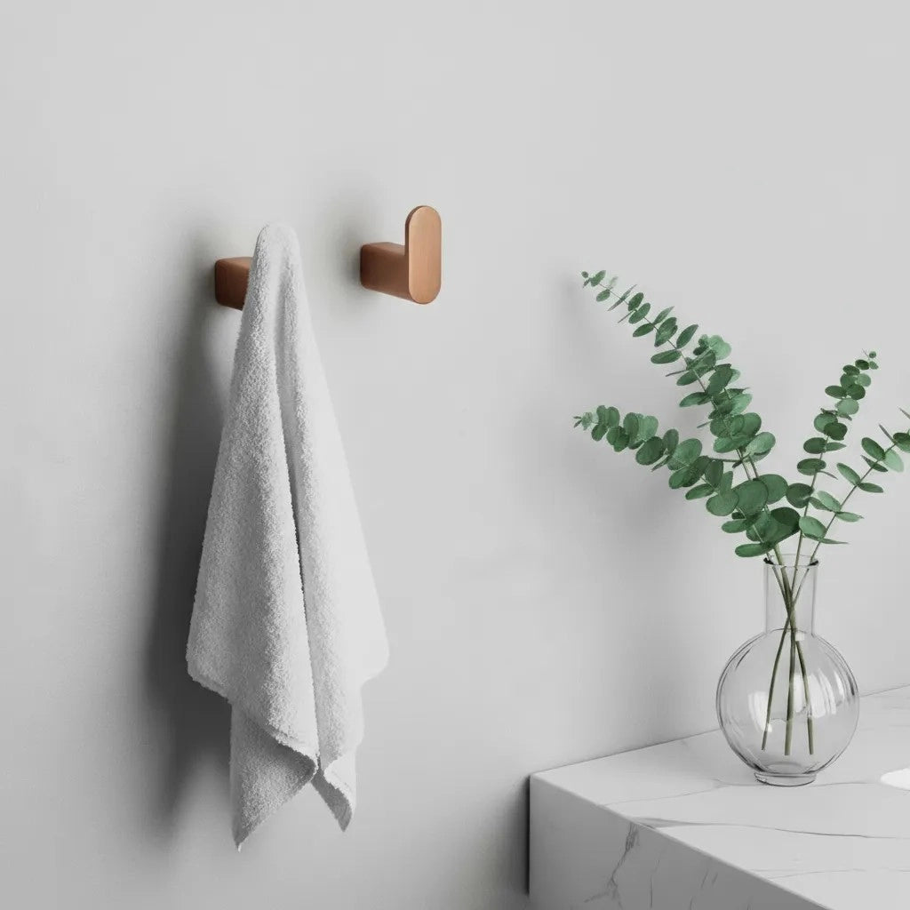 Set Accessori Da Bagno Mati Brush Copper 4 Pezzi