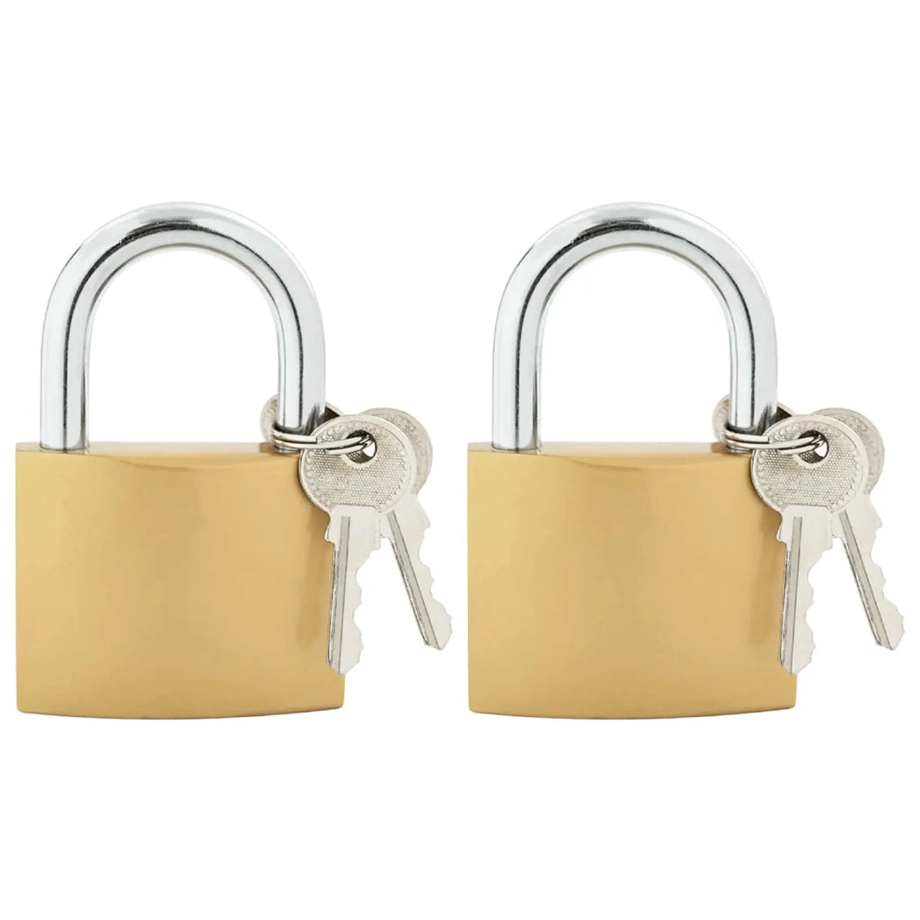 U Lock con Chiavi 2 pcs Ottone Ferro 42021930