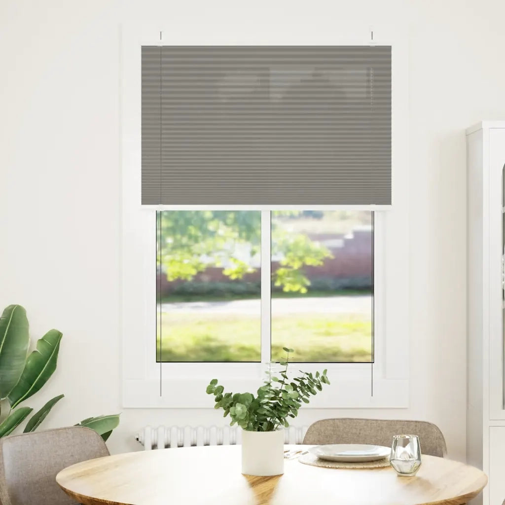 Tenda Plissettata | Tenda pliss¨¨ Antracite 95x100 cm Larghezza Tessuto 94,4 cm