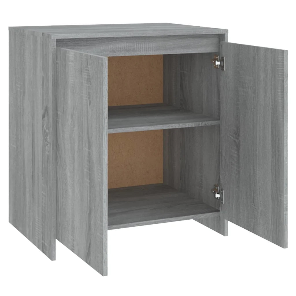 Credenza | Madia | Buffet da pranzo | Armadio da pranzo Grigio Sonoma 70x41x75 cm in Legno Multistrato