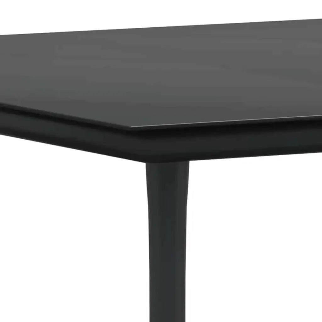 Set da Pranzo per Giardino con cuscino 3 pcs Nero polyrattan 3261663