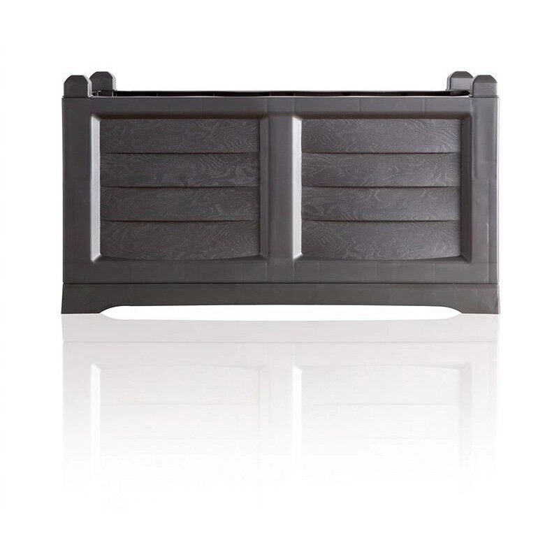 FIORIERA KIT ARREDO CON VASCA INTERNA 80X42,5XH42 RESINA COLORE FERRO BATTUTO