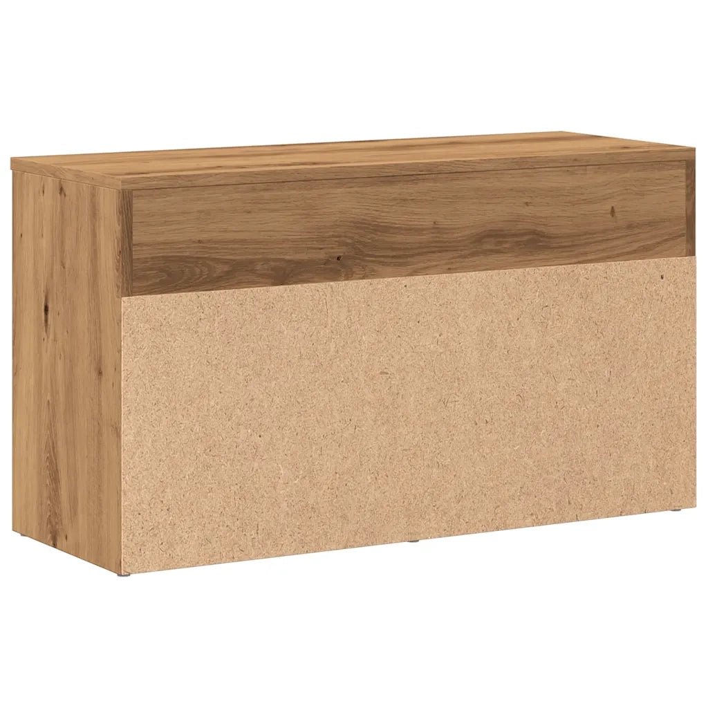 Scarpiera Rovere Artigianale 80x30x45 cm in Legno Multistrato 856757