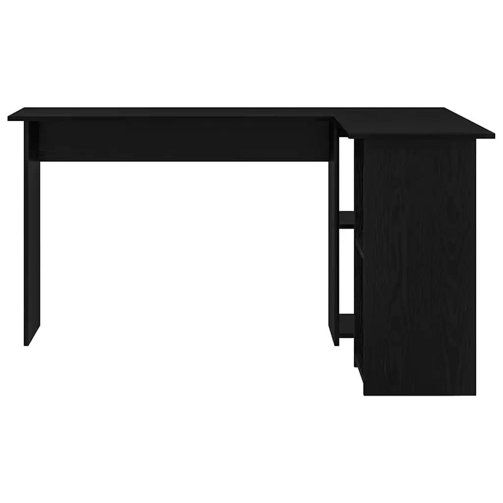 Scrivania | Tavolo da Ufficio Rovere Nero 142 x 102 x 73 cm Legno multistrato