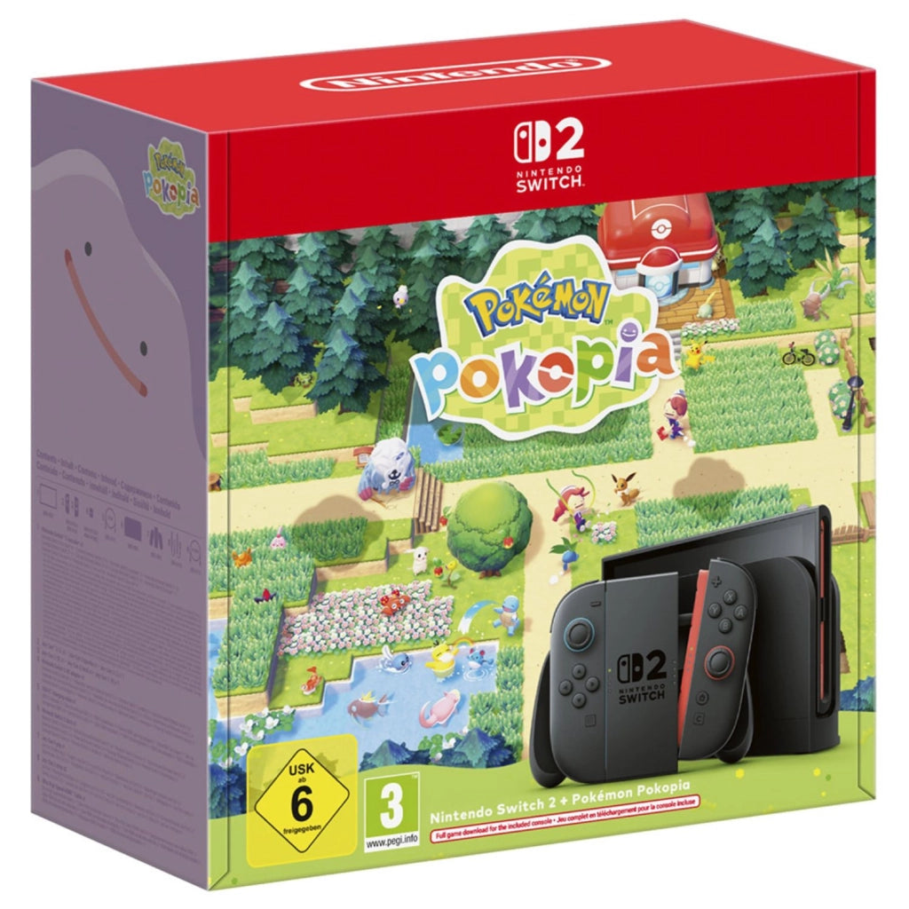 Switch 2 Console Black + Pokémon Pokopia