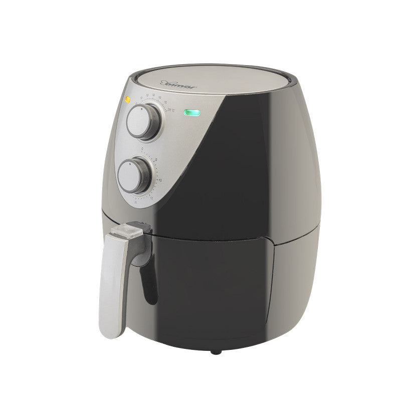 Bimar Friggitrice ad Aria FR37, Frittura senza olio, Air Fryer, Spegnimento automatico, Cestello estraibile, 80°-200°C, Design compatto (3,7 litri)