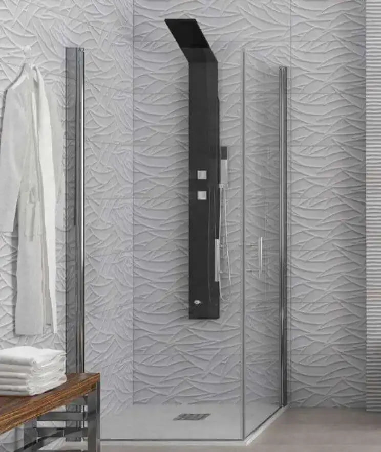 Box Doccia H190 Doppia Battente Totale Interno Esterno - 50x85
